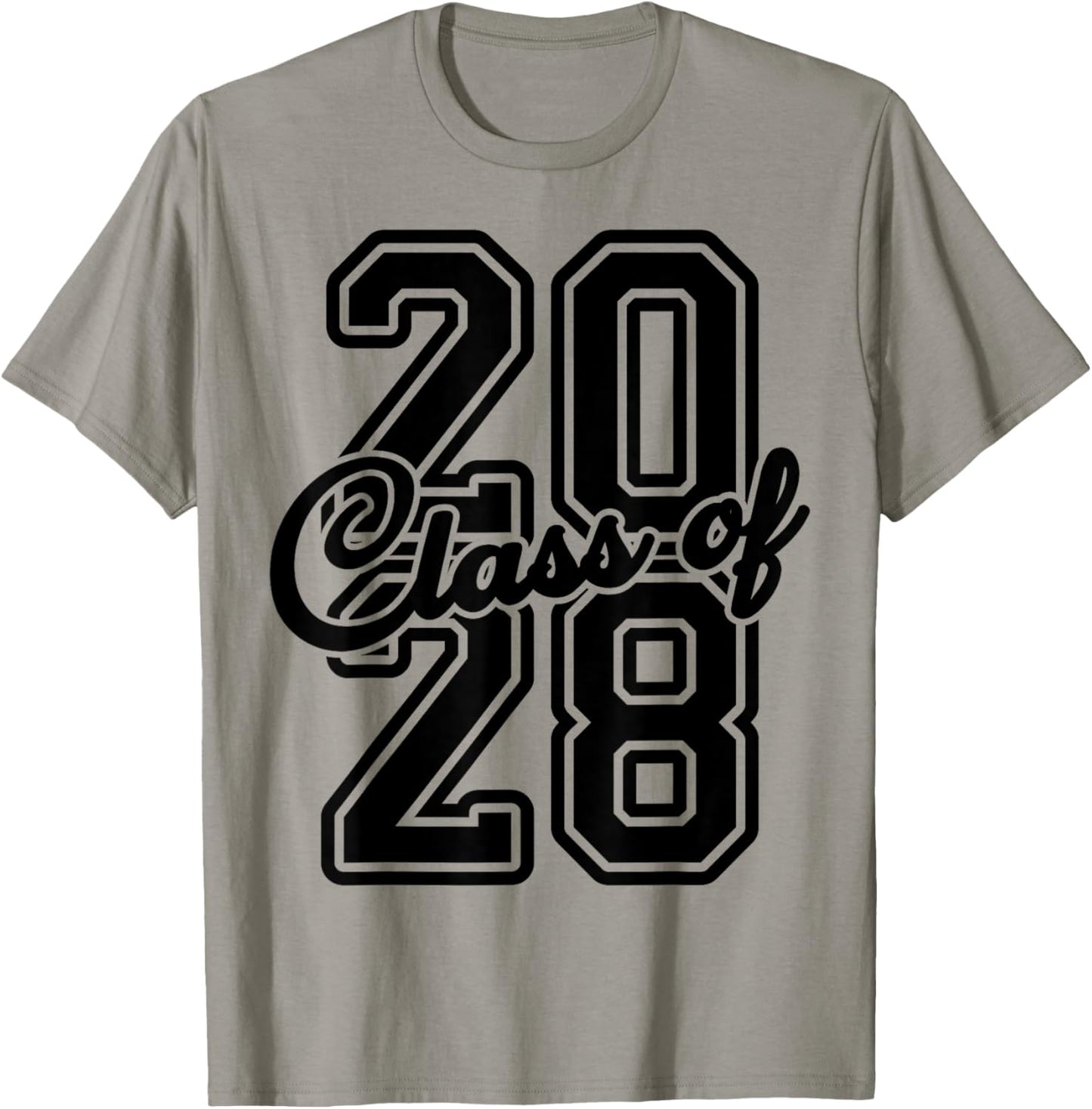 Official Freshman Class Of 2028 Senior Of 2028 Graduation T-Shirt - T-Shirt | Sand