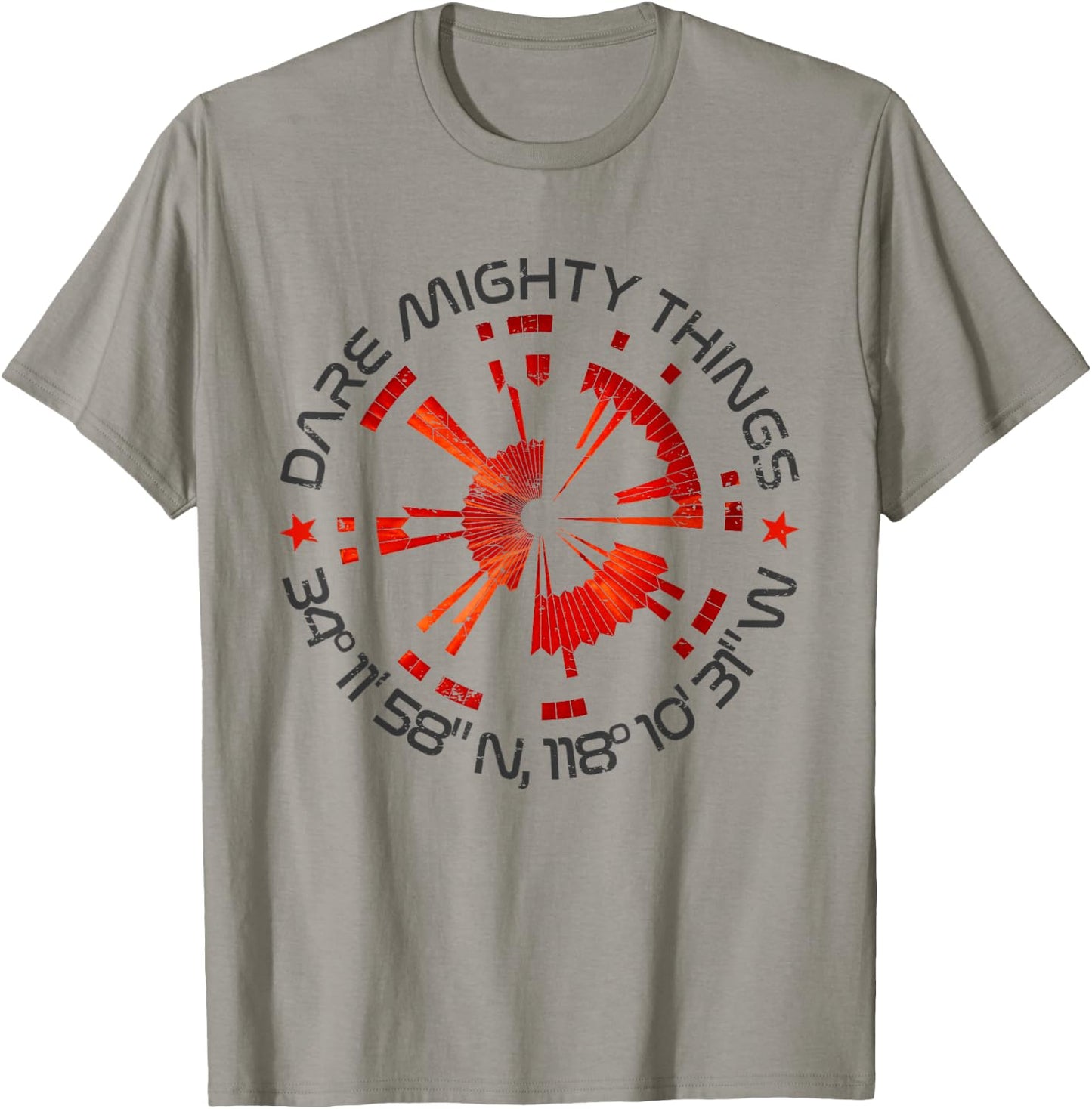 Dare Mighty Things Mars Rover 2020 T-Shirt - T-Shirt | Sand