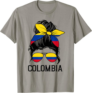 Colombia Graphic Design for Girls Kid Colombian Toodler T-Shirt - T-Shirt | Sand