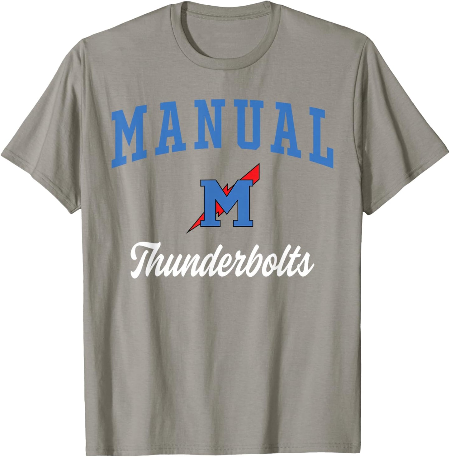 Manual High School Thunderbolts T-Shirt - T-Shirt | Sand