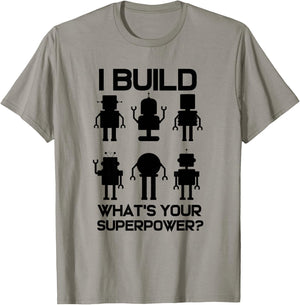 Robotics Engineer Build Robots T-Shirt - T-Shirt | Sand