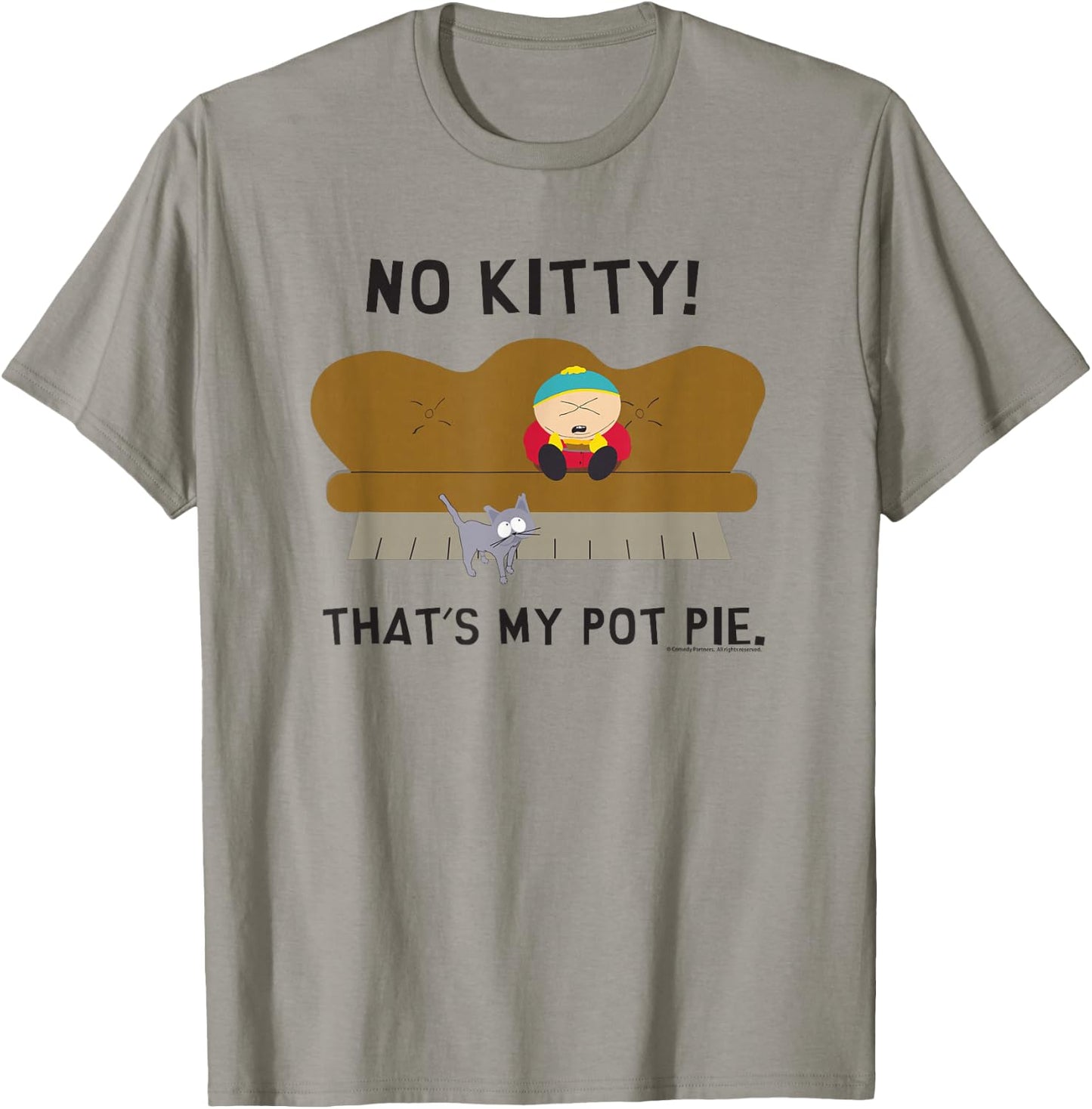 South Park Cartman My Pot Pie T-Shirt - T-Shirt | Sand