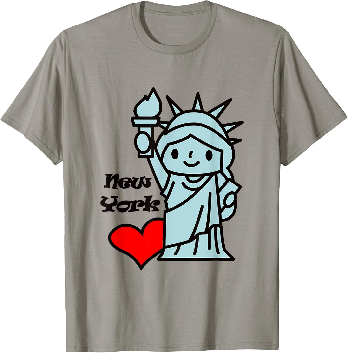 Statue Of Liberty I Love New York T-Shirt - T-Shirt | Sand