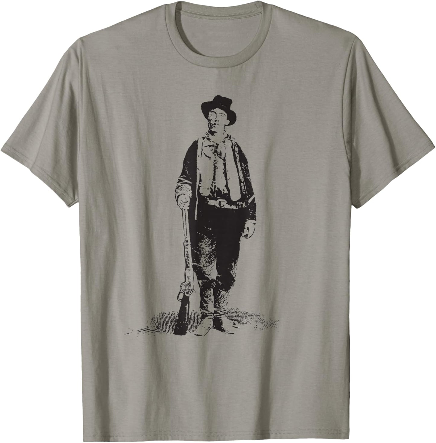 Billy The Kid Gunslinger Old West History Wild Southwest T-Shirt - T-Shirt | Sand