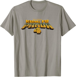 Kung Fu Panda 4 Official Movie Logo T-Shirt - T-Shirt | Sand