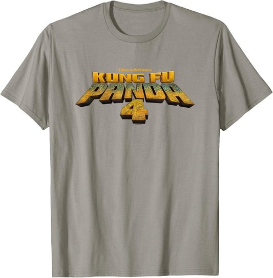 Kung Fu Panda 4 Official Movie Logo T-Shirt - T-Shirt | Sand