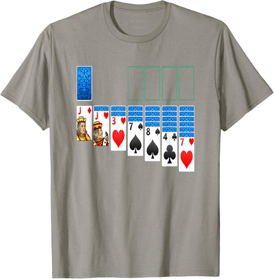 Solitaire Game Costume Board Games Halloween Costume Gift T-Shirt - T-Shirt | Sand