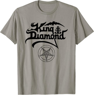 King Diamond Logo T-Shirt - T-Shirt | Sand