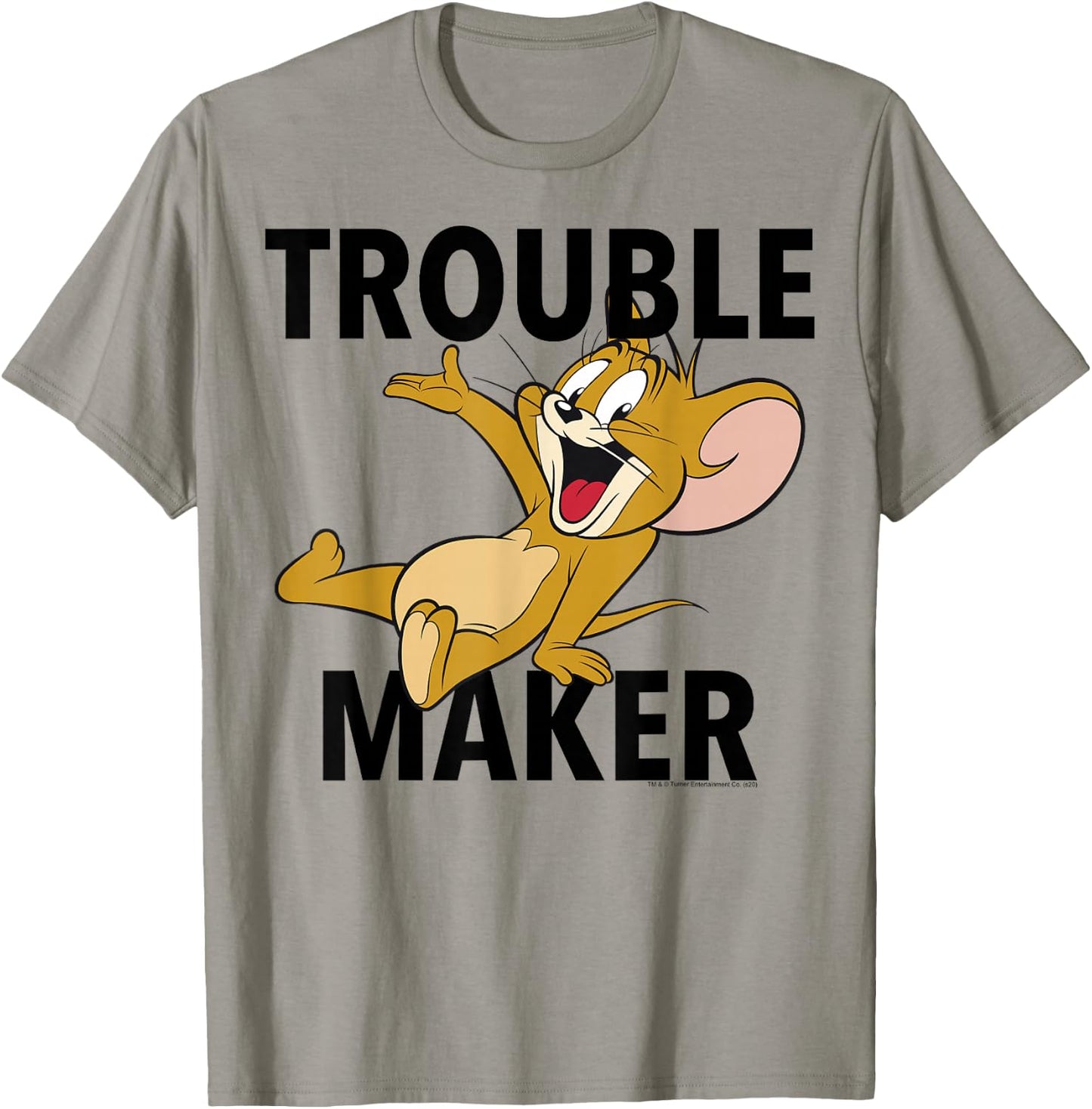 Tom and Jerry Trouble Maker Portrait T-Shirt - T-Shirt | Sand