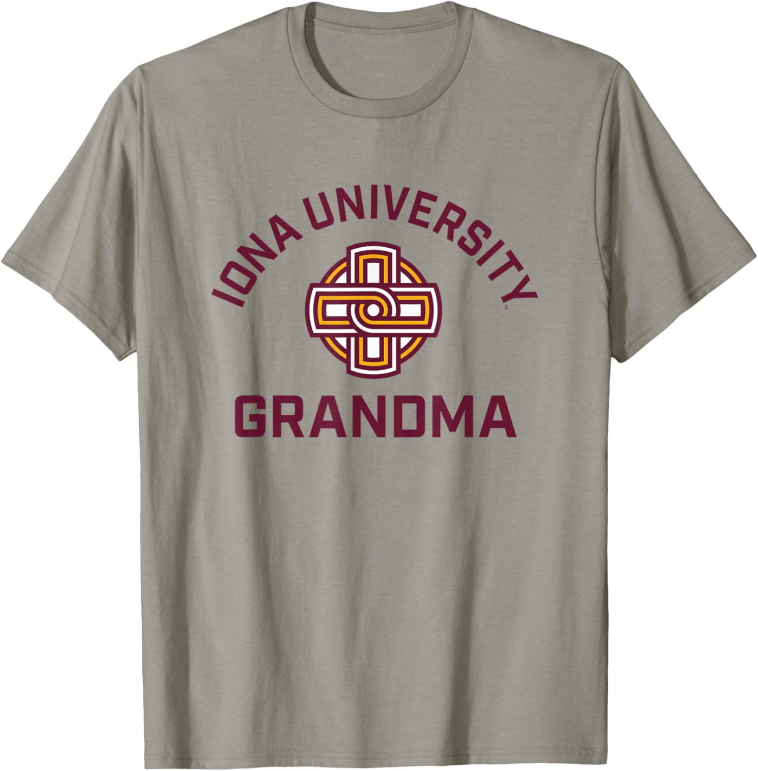Iona University Gaels Arched Grandma T-Shirt - T-Shirt | Sand