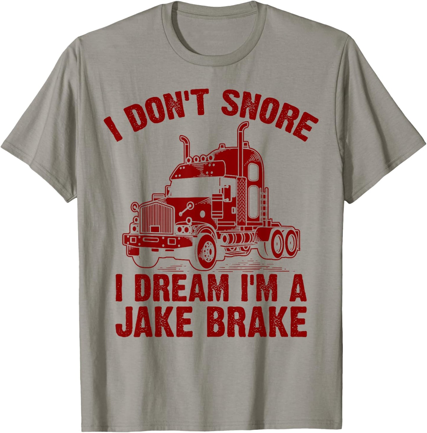Funny Jake Brake Truck Driver Trucker Gift Women T-Shirt - T-Shirt | Sand