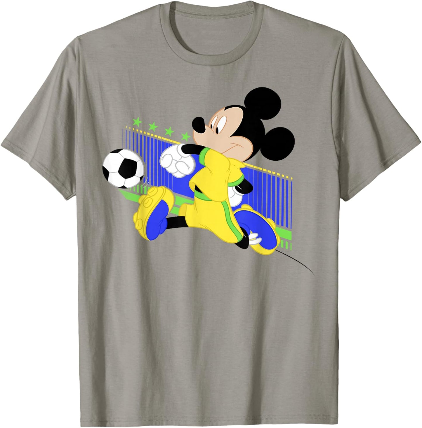 Disney Mickey And Friends Mickey Mouse Brazil Soccer T-Shirt - T-Shirt | Sand