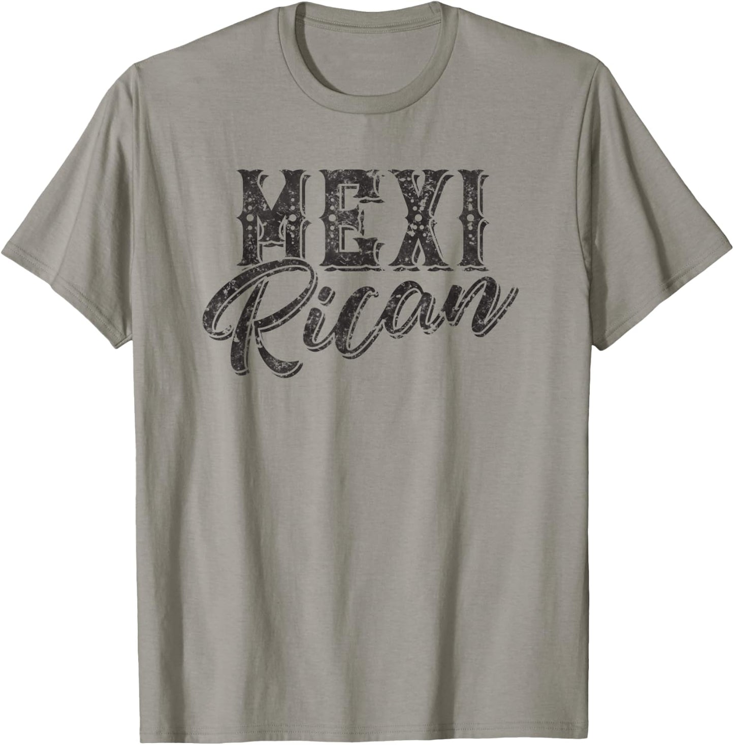 Mexi-Rican Mexican and Puerto Rican Heritage Graphic T-Shirt - T-Shirt | Sand