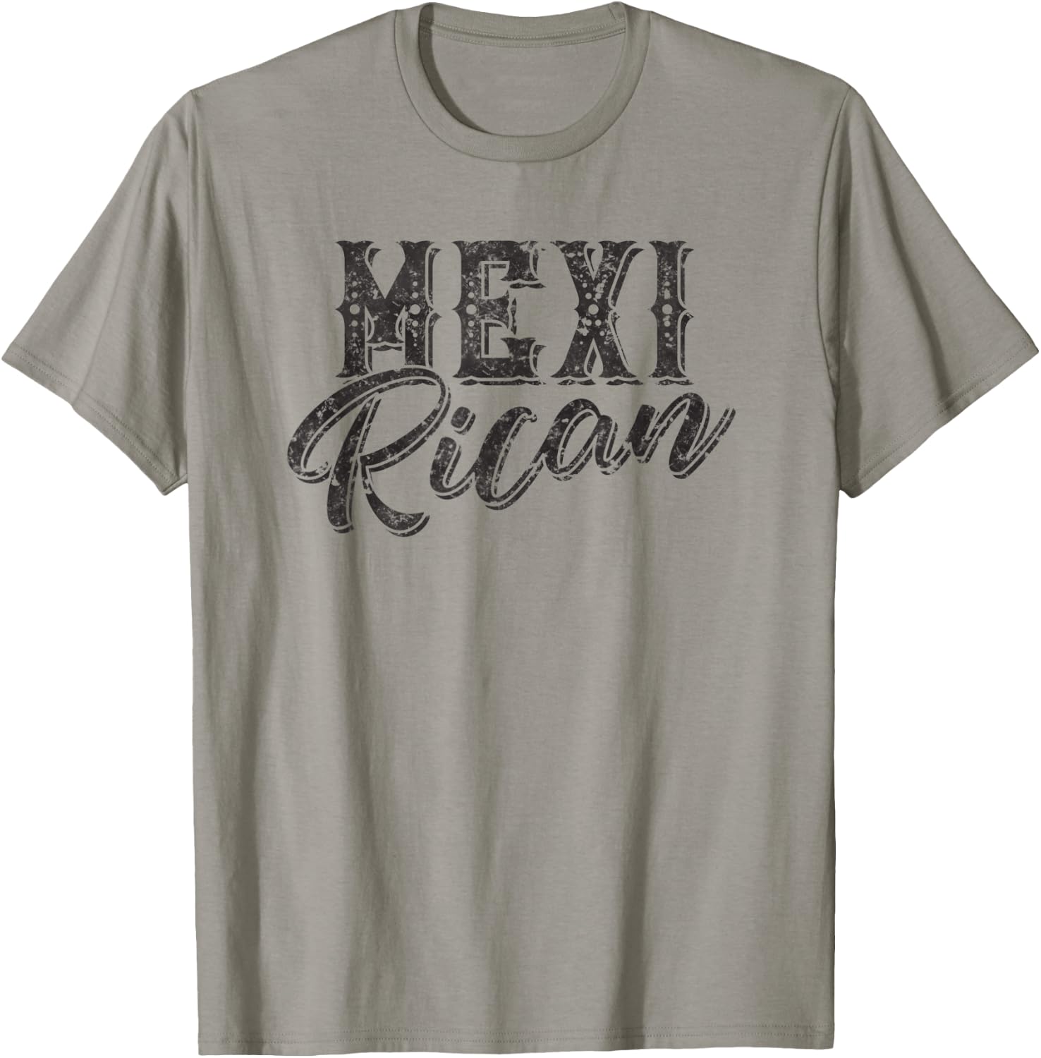 Mexi-Rican Mexican and Puerto Rican Heritage Graphic T-Shirt - T-Shirt | Sand