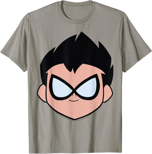 DC Comics Teen Titans Go! Robin Big Face T-Shirt - T-Shirt | Sand
