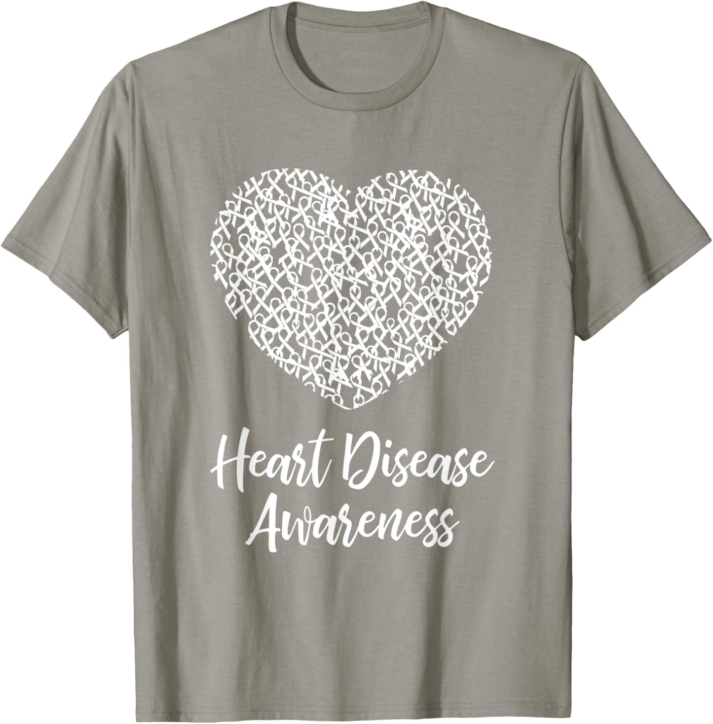 American Heart Month Support Co Heart Disease Awareness Gift February Wear Red T-Shirt - T-Shirt | Sand