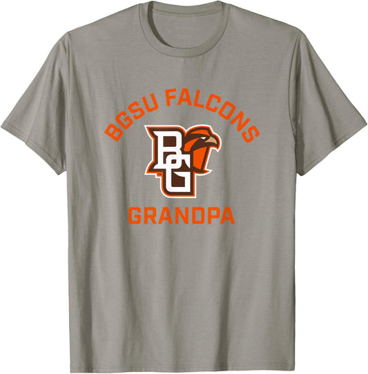 Bowling Green BGSU Falcons Arched Grandpa T-Shirt - T-Shirt | Sand