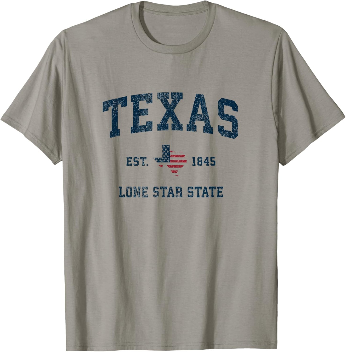 Texas Vintage American Flag USA Sports Design Women Kids Men T-Shirt - T-Shirt | Sand