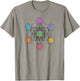 Metatronscube, sacred geometry, chakra, yoga, symbol, 4D T-Shirt - T-Shirt | Sand
