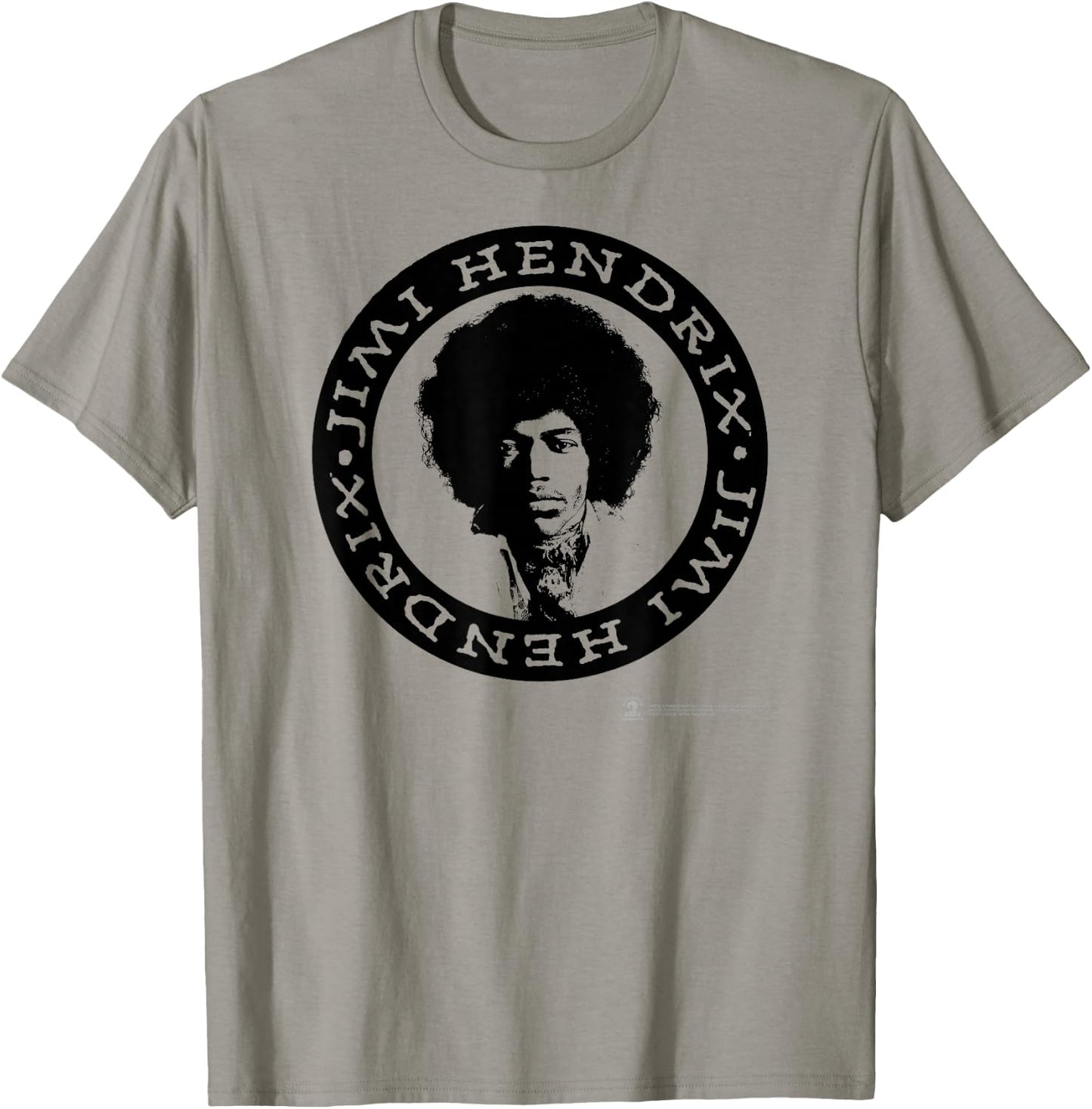 Jimi Hendrix Official White Circle T-Shirt - T-Shirt | Sand