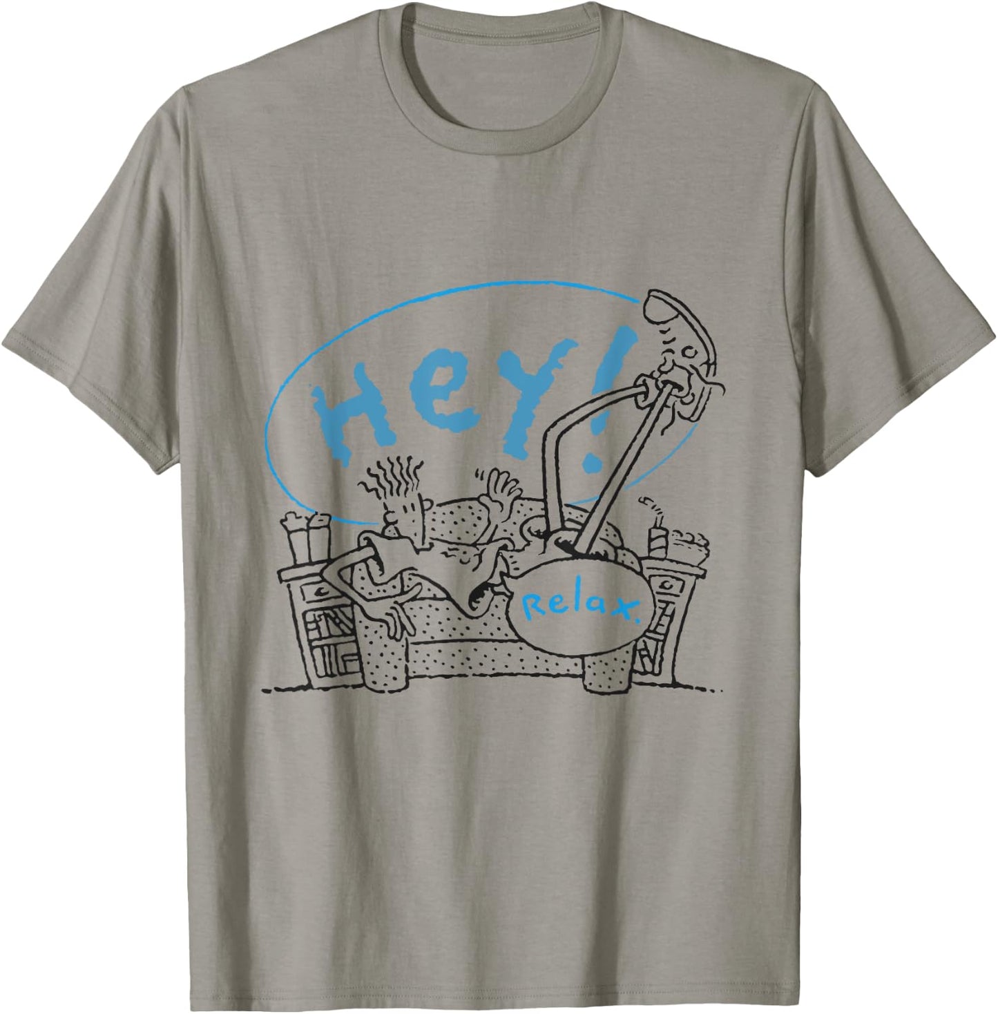 Fido Dido Hey Relax T-Shirt - T-Shirt | Sand