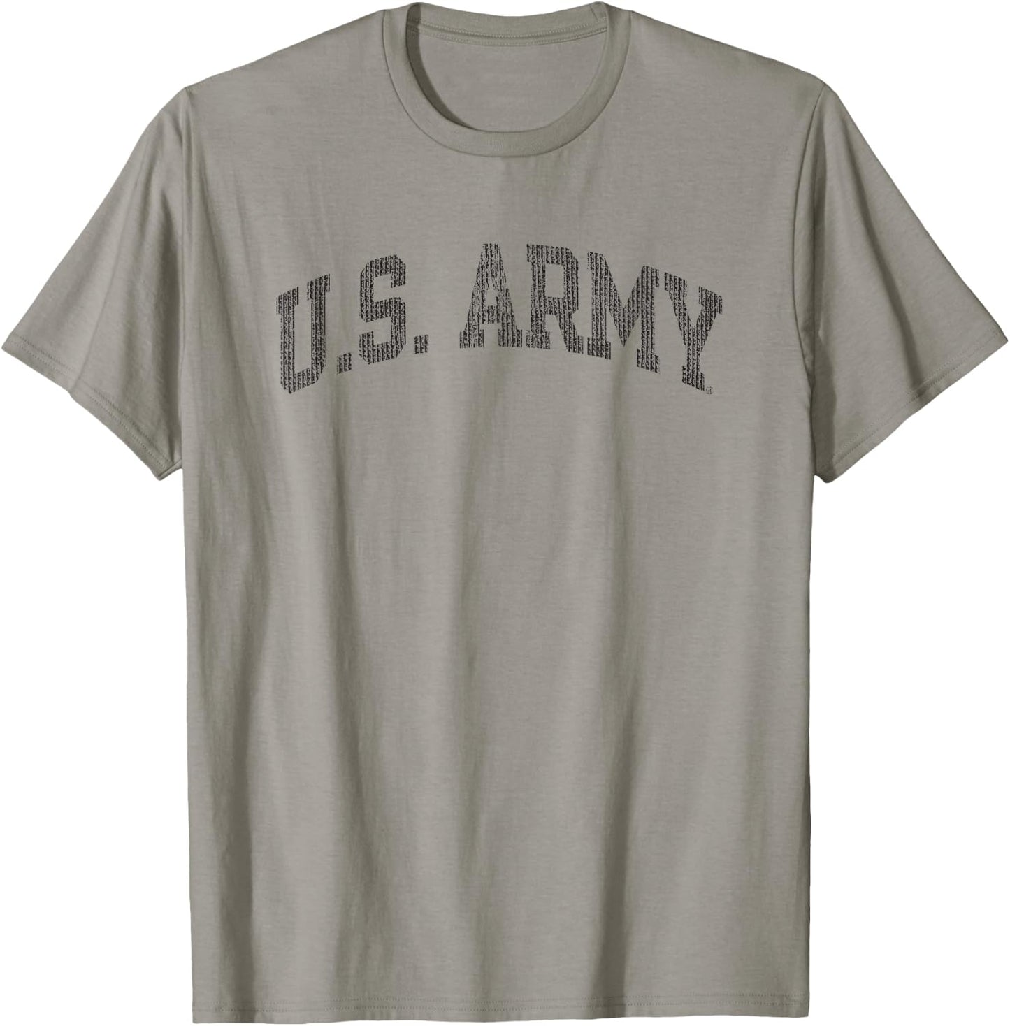 Army United States Military Vintage Arch Officially Licensed T-Shirt - T-Shirt | Sand