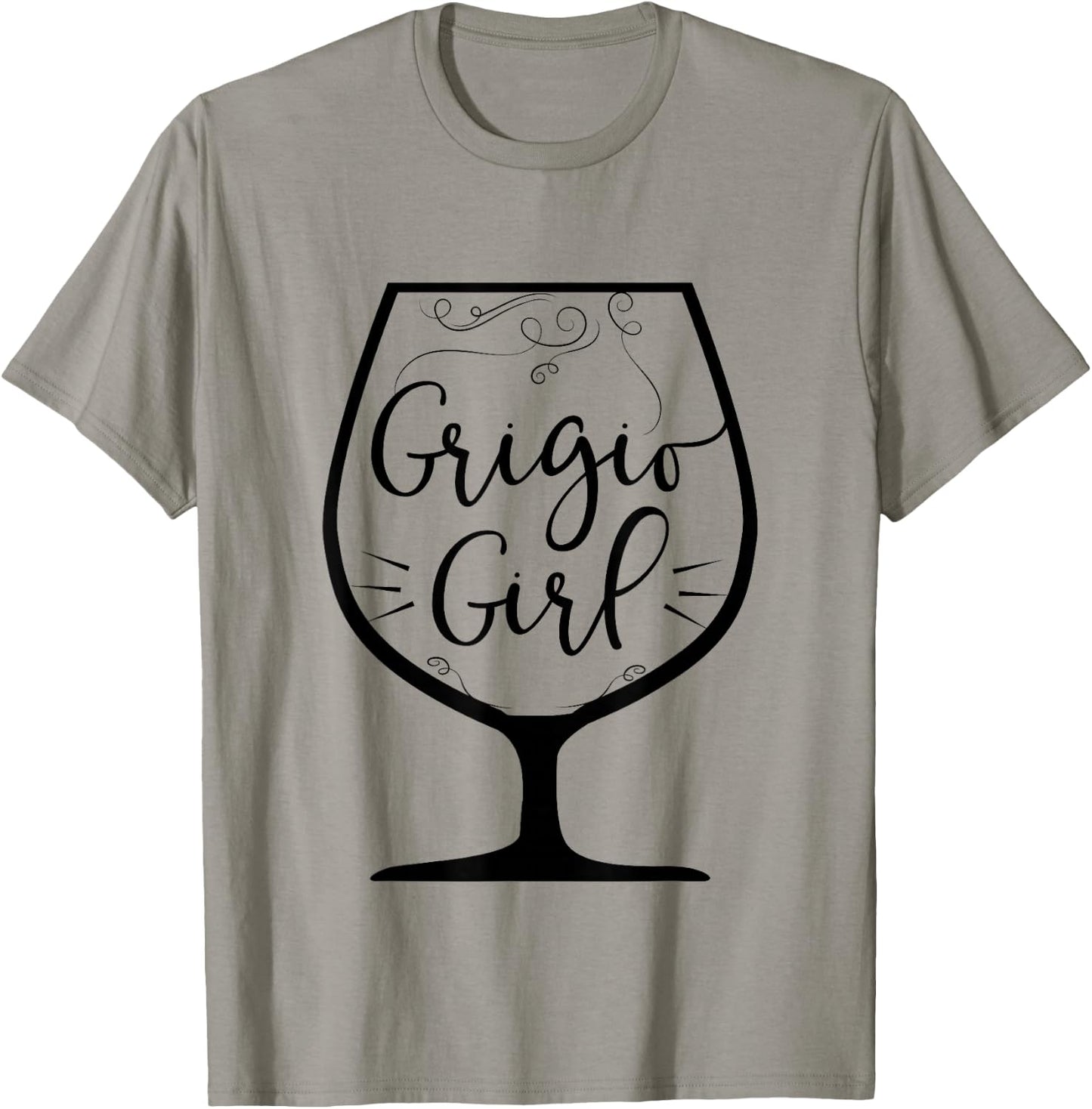 Pinot Grigio Girl Funny White Wine Drinker T-Shirt - T-Shirt | Sand