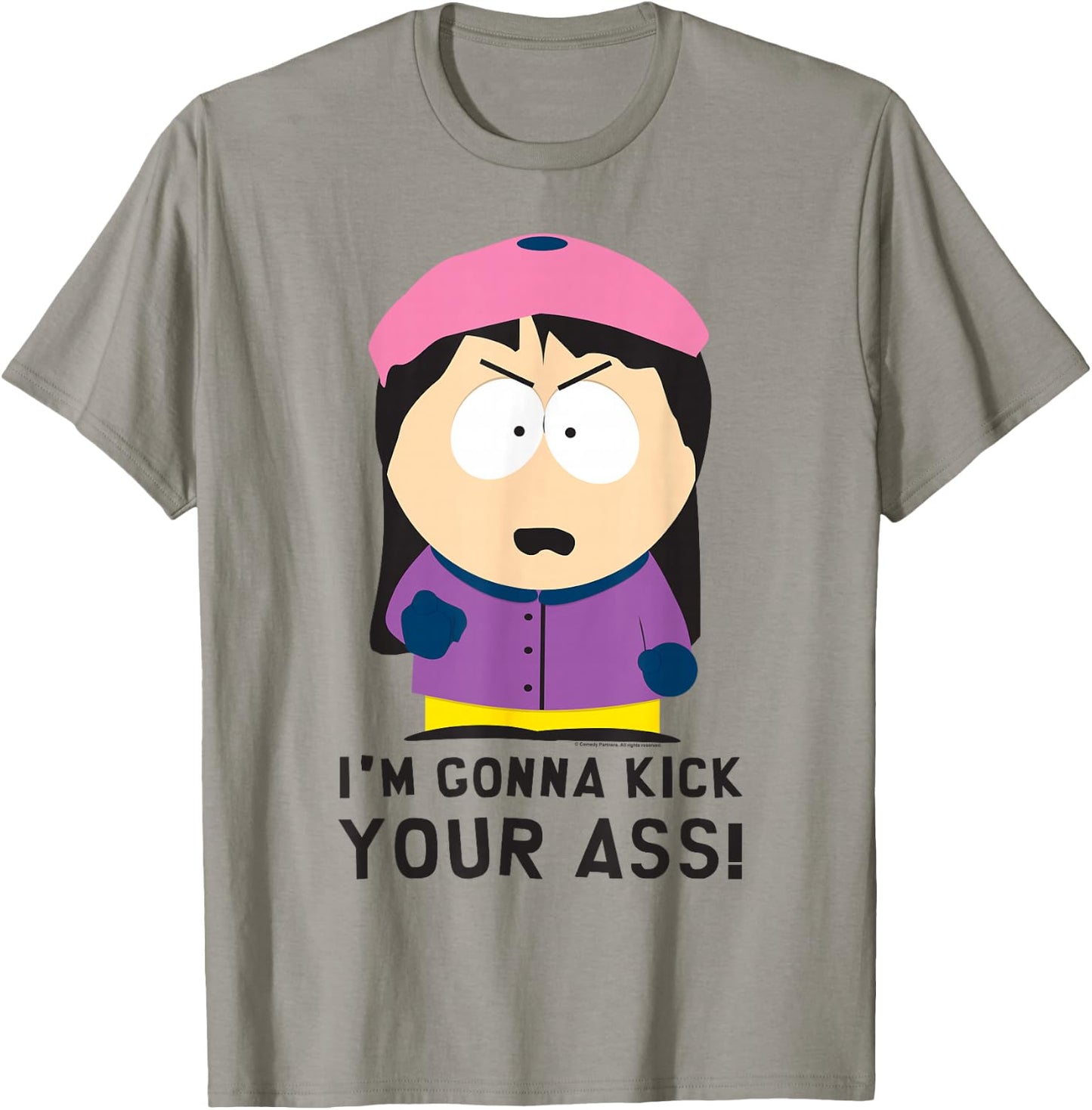 South Park Wendy I'm Gonna Kick Your Ass! T-Shirt - T-Shirt | Sand