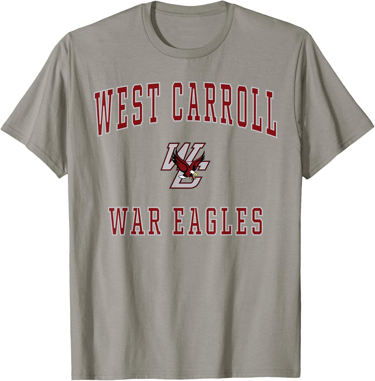 West Carroll High School War Eagles T-Shirt - T-Shirt | Sand