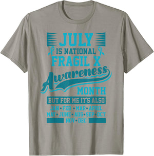 Fragile X Awareness Month National Awareness Every Day T-Shirt - T-Shirt | Sand