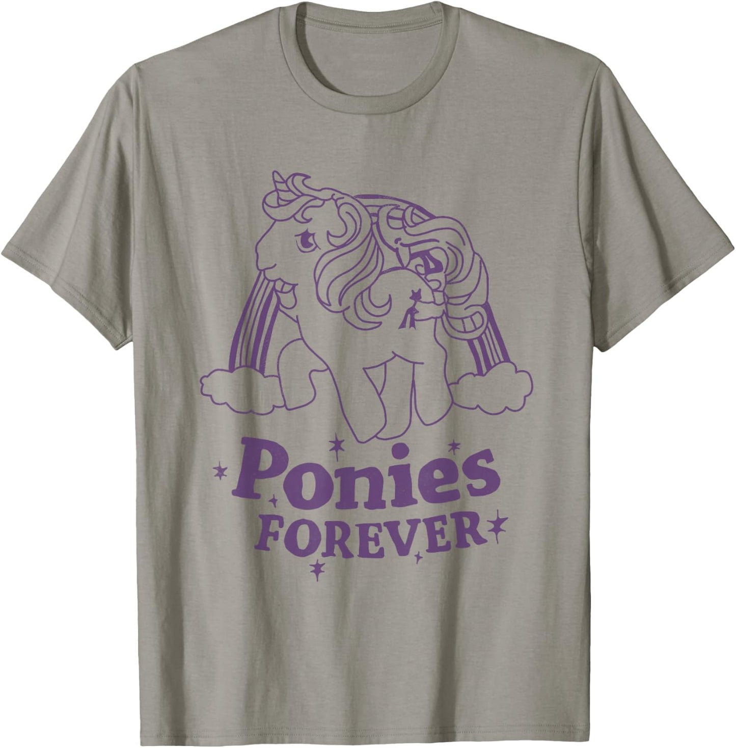 Ponies Forever Band Reference Grey T-Shirt - T-Shirt | Sand
