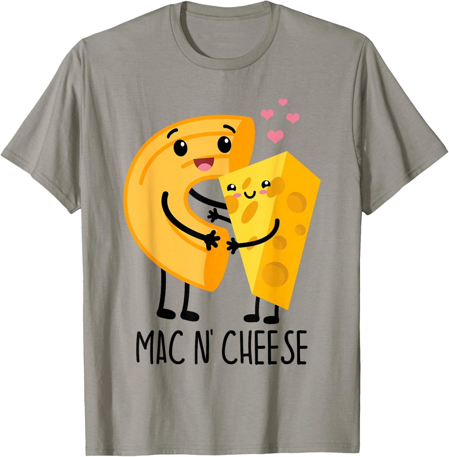 Funny Mac N Cheese Love Food Gift T-Shirt - T-Shirt | Sand