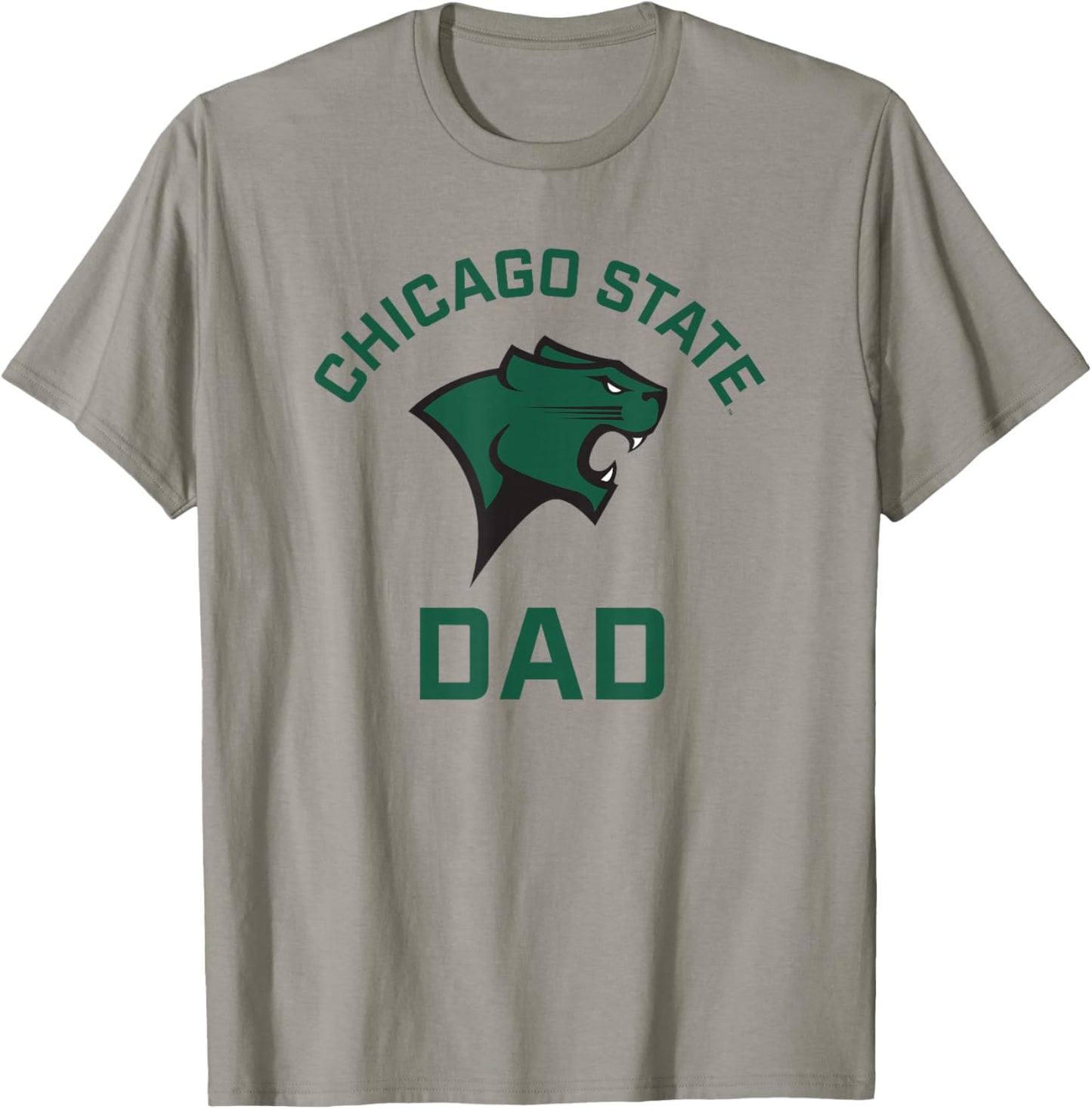 Chicago State University Cougars Arched Dad T-Shirt - T-Shirt | Sand