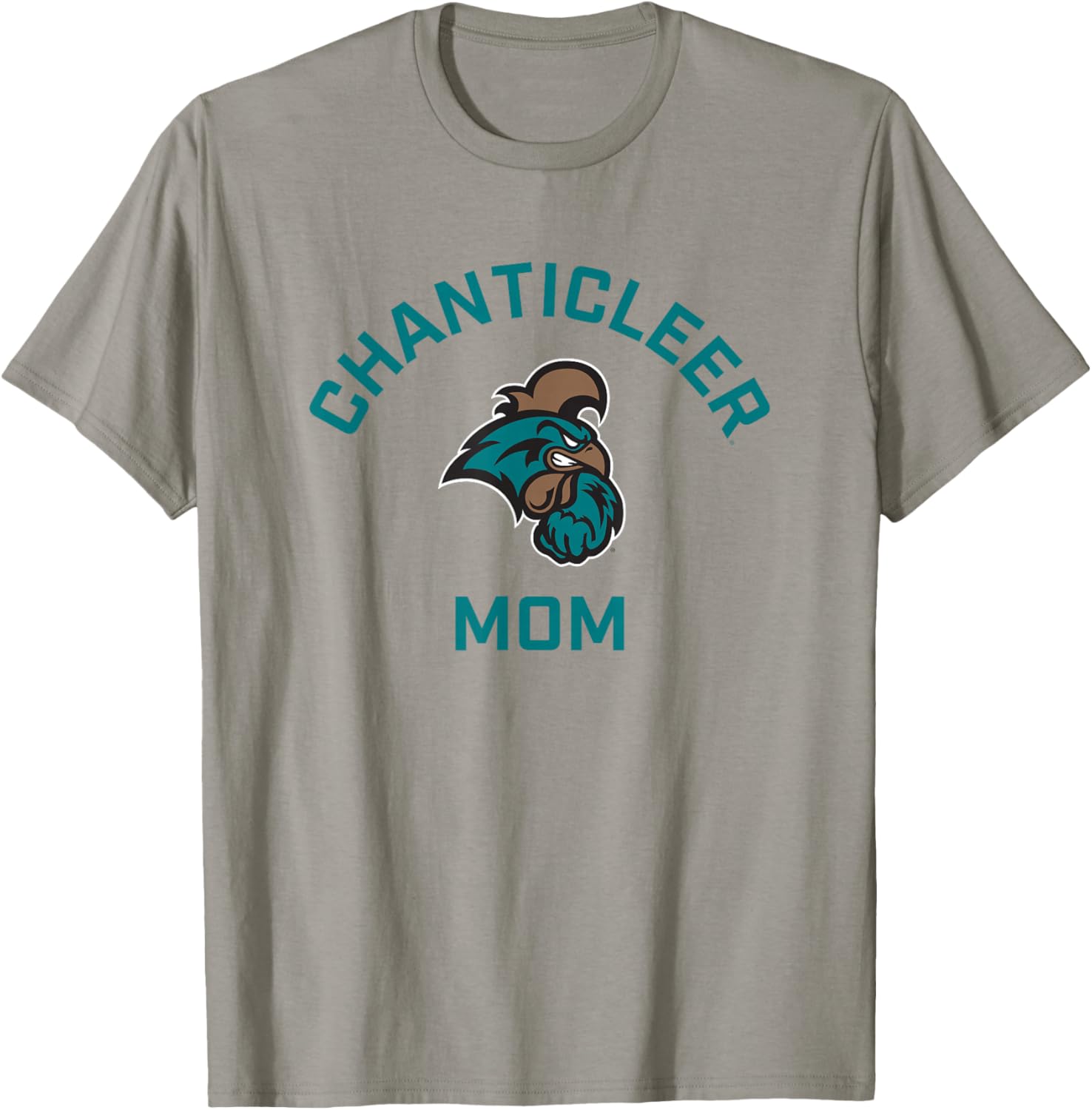 Coastal Carolina University Chanticleers Arched Mom T-Shirt - T-Shirt | Sand