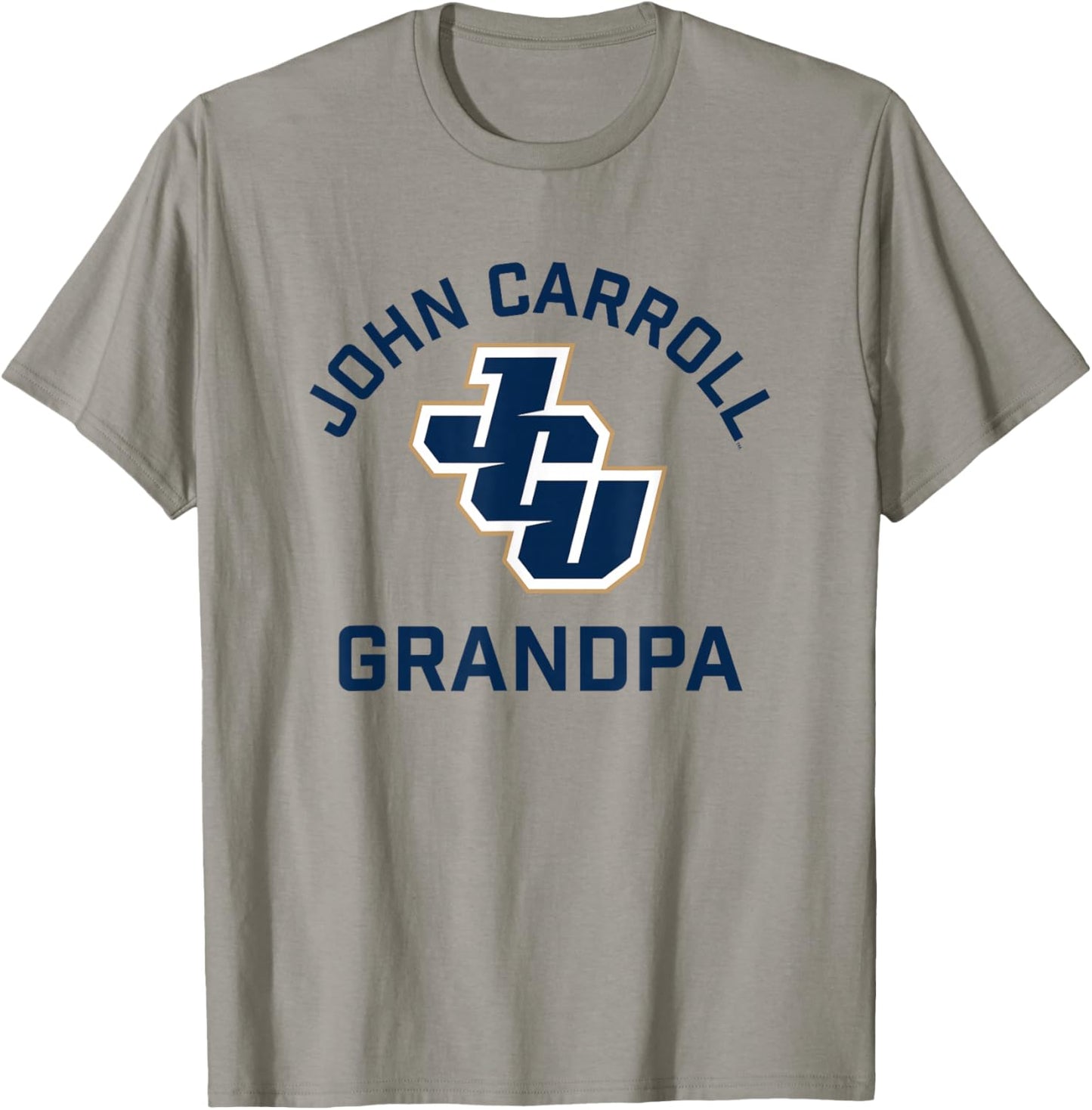 John Carroll University Blue Streaks Arched Grandpa T-Shirt - T-Shirt | Sand