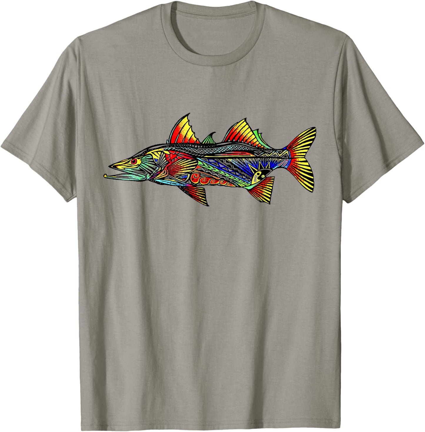 Colorful Snook T-Shirt - T-Shirt | Sand
