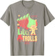 Good Luck Trolls Limited Edition 60's Retro Vibe Chest Logo T-Shirt - T-Shirt | Sand