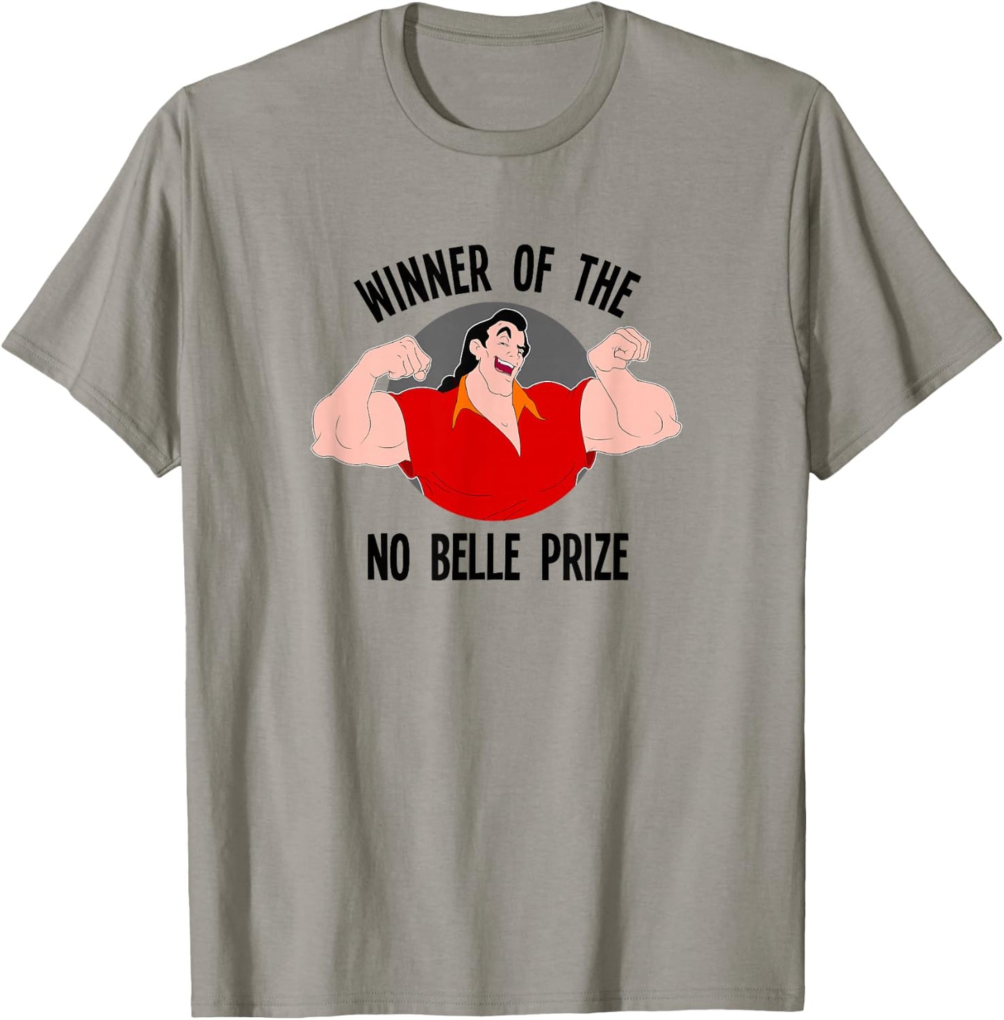 Disney Beauty and The Beast Gaston Winner of No Belle Prize Small T-Shirt - T-Shirt | Sand