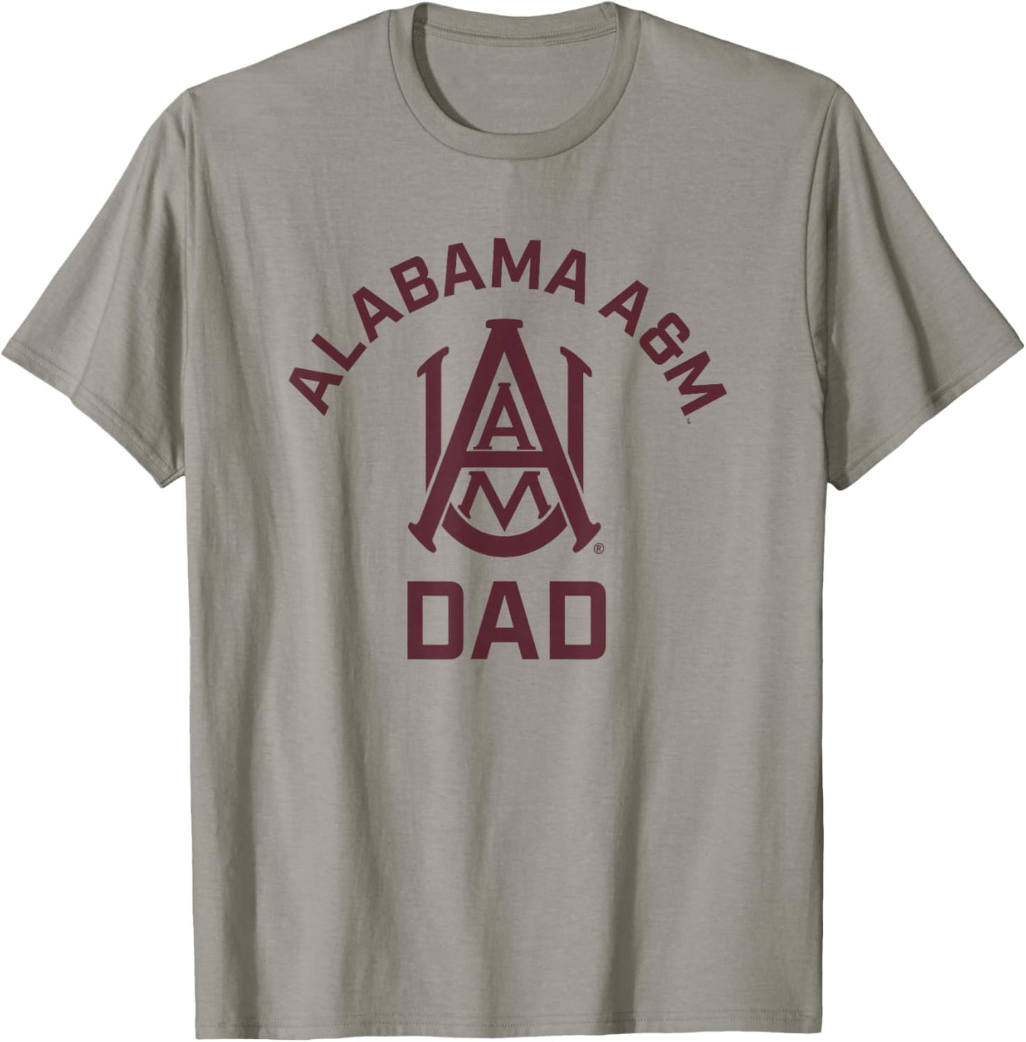 Alabama A&M University Bulldogs Arched Dad T-Shirt - T-Shirt | Sand