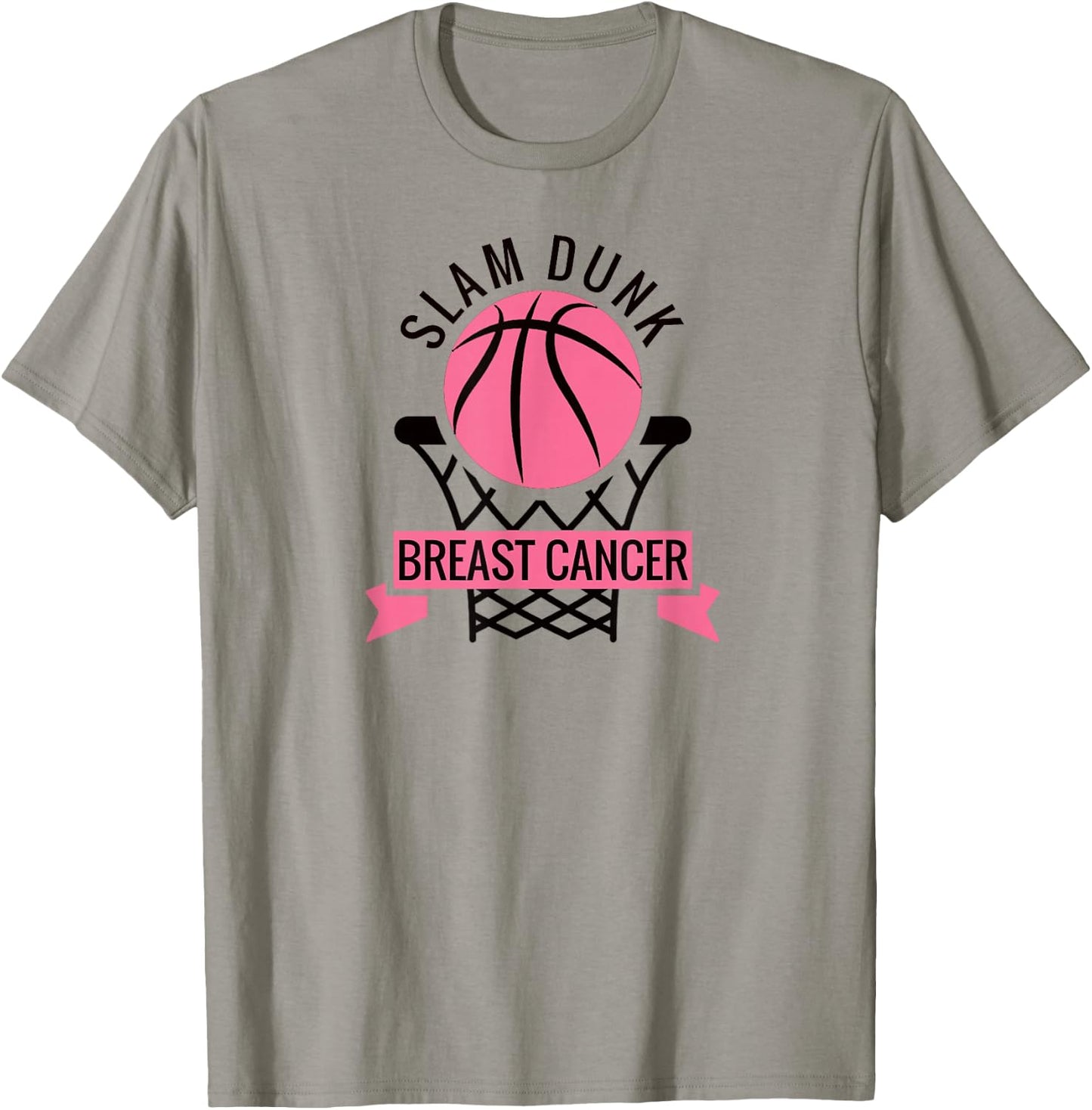 Breast Cancer Awareness Month October Slam Dunk T-Shirt - T-Shirt | Sand