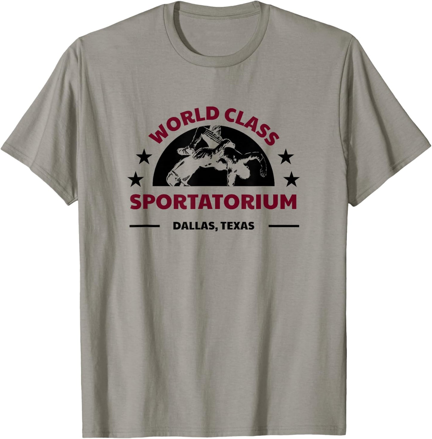 Dallas TX Texas Wrestling World Class Sportatorium T-Shirt - T-Shirt | Sand