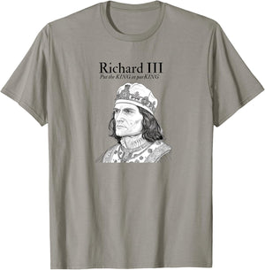 Richard III | Put the KING in parKING | British History T-Shirt - T-Shirt | Sand