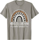 Merkel Cell Carcinoma Awareness Wear Orange Leopard Rainbow T-Shirt - T-Shirt | Sand