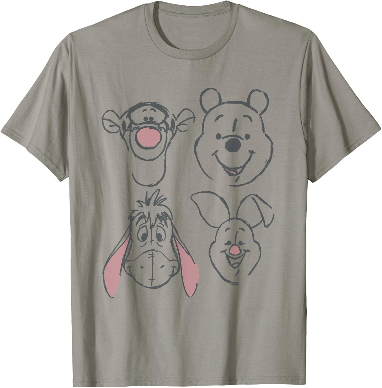 Disney Winnie The Pooh and Friends Sketch T-Shirt - T-Shirt | Sand