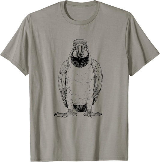 Blue and Gold Macaw Mom Bird Lover Pet Lover T-Shirt - T-Shirt | Sand