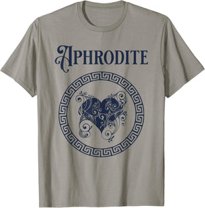 Aphrodite Symbol Greek Goddess T-Shirt - T-Shirt | Sand