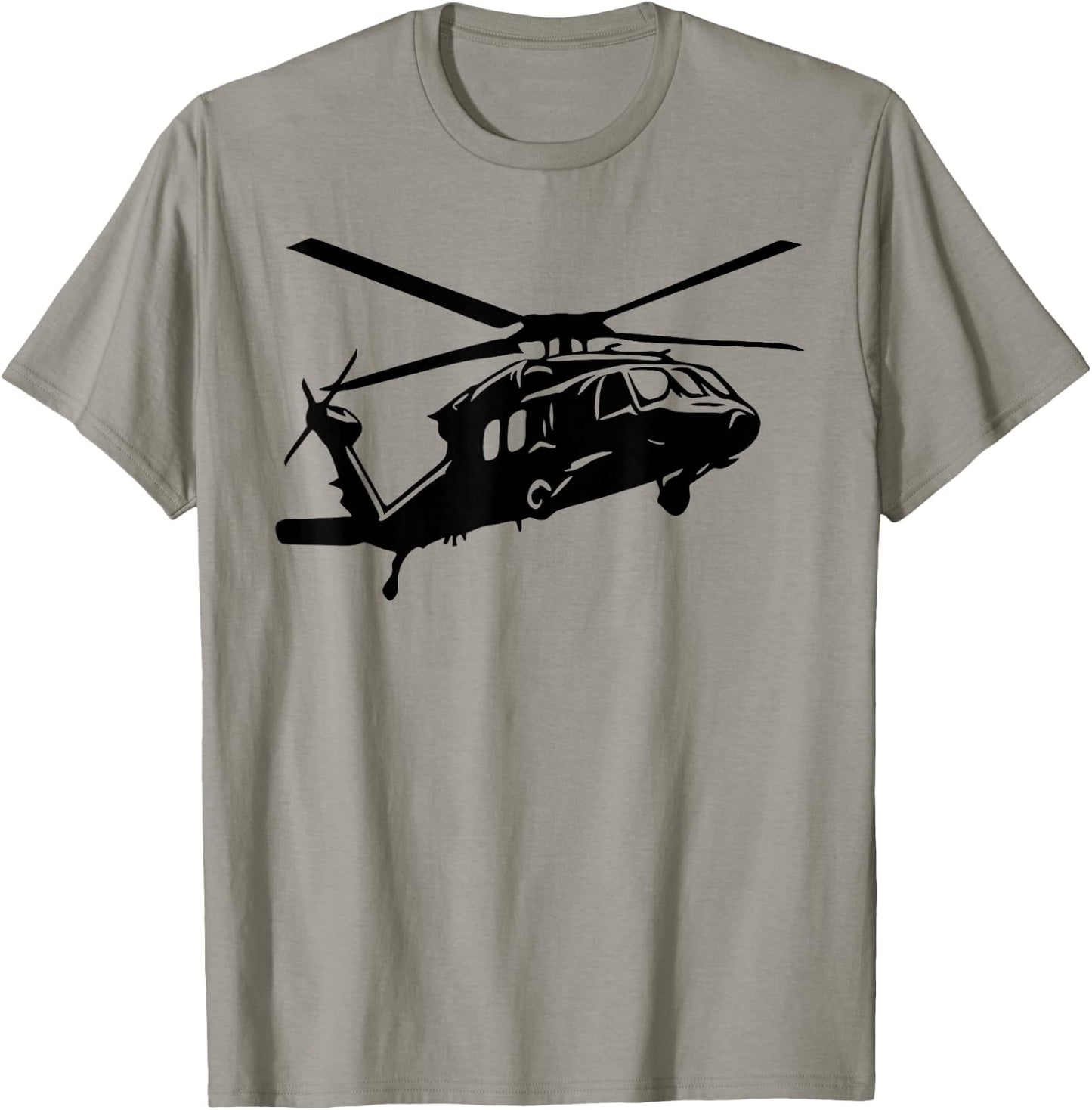 Sikorsky UH-60 Blackhawk Helicopter Army Pilot Gift T-Shirt - T-Shirt | Sand