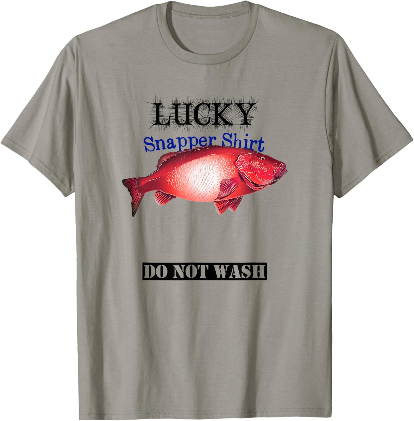 Fishermans Lucky Snapper Light Colored T-Shirt - T-Shirt | Sand