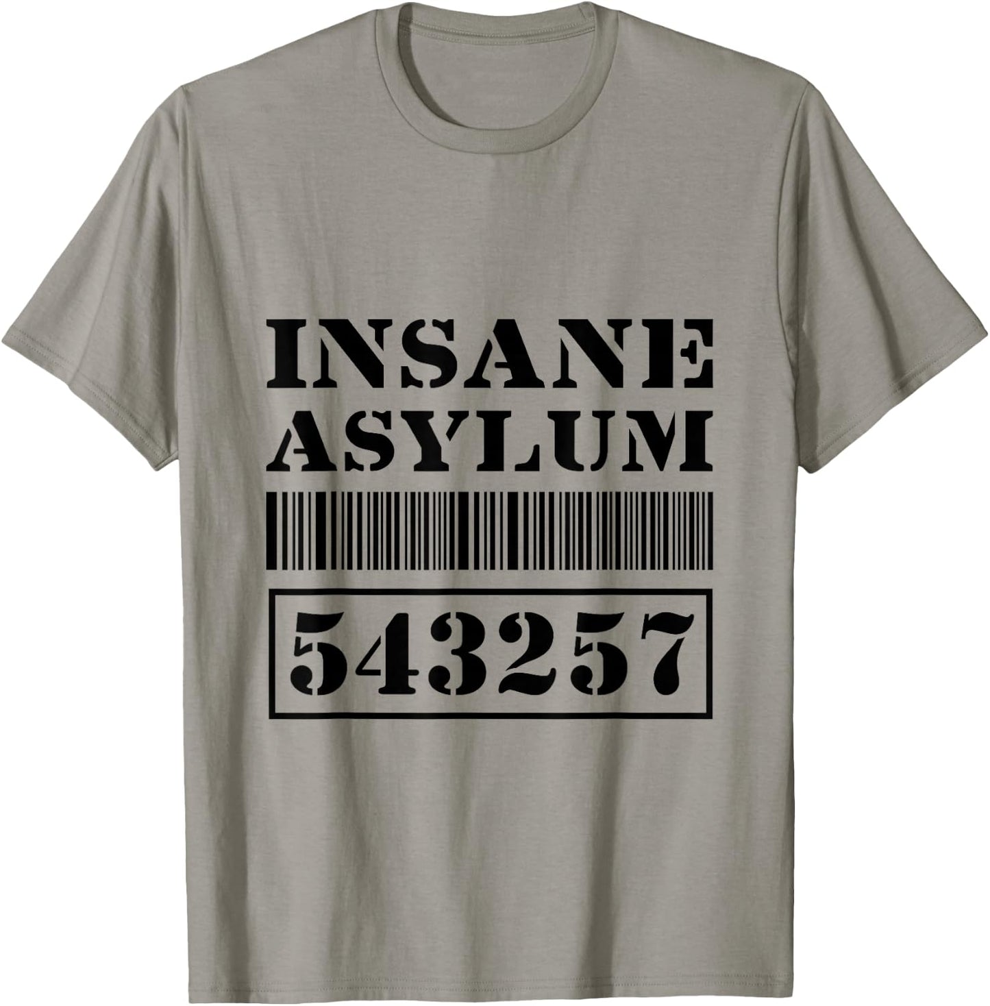 Insane Asylum Inmate T-Shirt - T-Shirt | Sand
