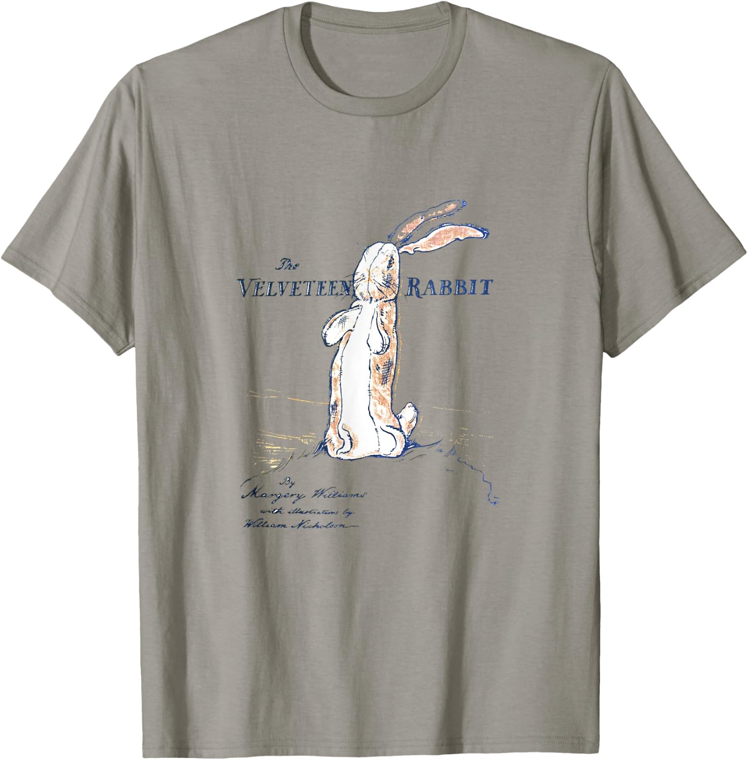 Stuffed rabbit The Velveteen Rabbit, Margery Williams Book T-Shirt - T-Shirt | Sand